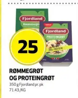 Rusta Rømmegrøt og proteingrøt erbjuda