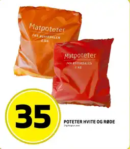 Rusta Poteter hvite og røde erbjuda