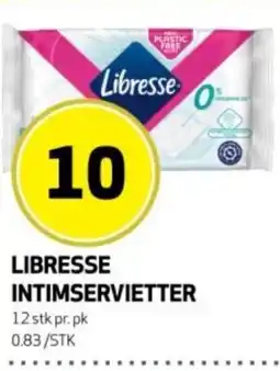 Rusta Libresse intimservietter erbjuda