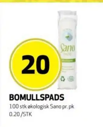 Rusta Bomullspads erbjuda