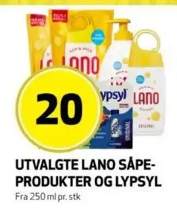 Rusta Utvalgte lano såpe- produkter og lypsyl erbjuda