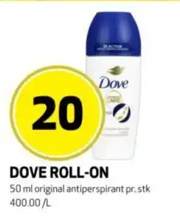 Rusta Dove roll-on erbjuda