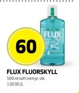 Rusta Flux fluorskyll erbjuda