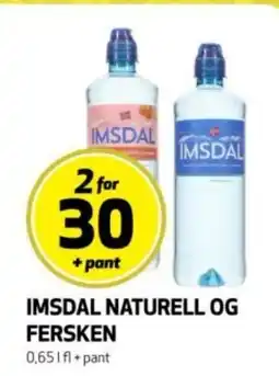 Rusta Imsdal naturell og fersken erbjuda