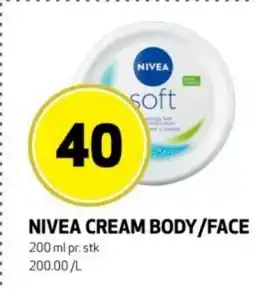 Rusta Nivea cream body/face erbjuda