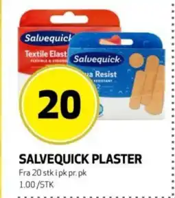 Rusta Salvequick plaster erbjuda