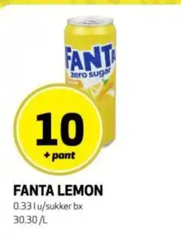 Rusta Fanta lemon erbjuda