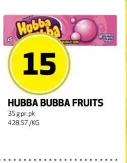 Rusta Hubba bubba fruits erbjuda