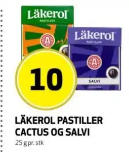Rusta Läkerol pastiller cactus og salvi erbjuda