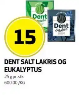 Rusta Dent salt lakris og eukalyptus erbjuda