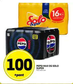 Rusta Pepsi max og solo super erbjuda