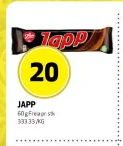 Rusta Japp erbjuda