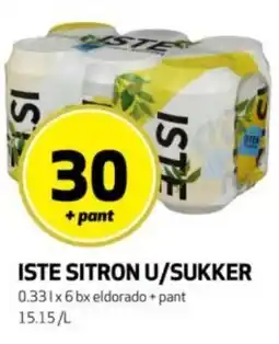 Rusta Iste sitron u/sukker erbjuda