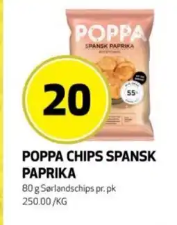 Rusta Poppa chips spansk paprika erbjuda