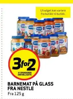 Rusta Barnemat på glass fra nestle fra erbjuda