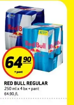Rusta Red bull regular erbjuda