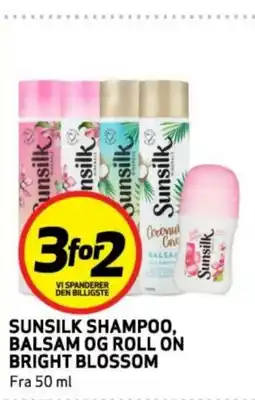 Rusta Sunsilk shampoo, balsam og roll on bright blossom erbjuda