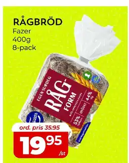 Matrix Butikerna Rågbröd Fazer 8-pack erbjuda
