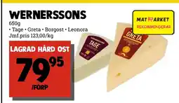 MatArket Wernerssons lagrad hård ost erbjuda