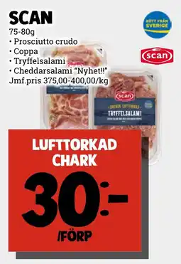 MatArket Scan lufttorkad chark erbjuda