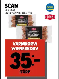 MatArket Scan varmkorvi wienerkorv erbjuda
