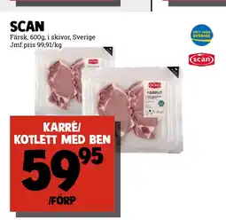 MatArket Scan karré/ kotlett med ben erbjuda