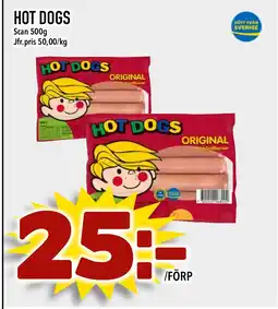 MatArket Hot dogs erbjuda
