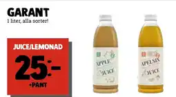 MatArket Garant juice/lemonad erbjuda