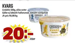 Bonum Matmarknad Kvarg erbjuda