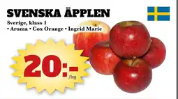 Bonum Matmarknad Svenska äpplen erbjuda