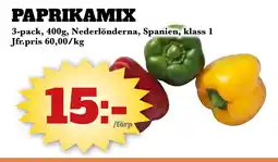Bonum Matmarknad Paprikamix erbjuda