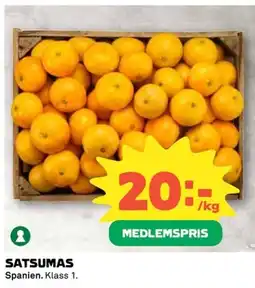 Coop Satsumas erbjuda