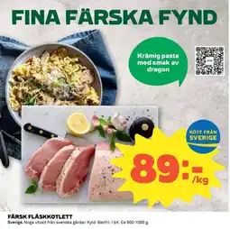 Coop Färsk fläskkotlett erbjuda