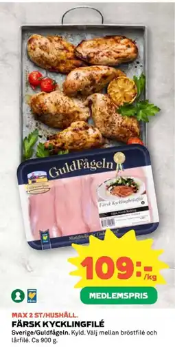 Coop Färsk kycklingfilé erbjuda
