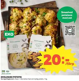 Coop Ekologisk potatis erbjuda