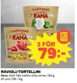 Coop RANA Ravioli/tortellini erbjuda
