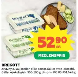Coop ARLA Bregott erbjuda