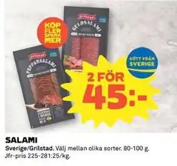 Coop Salami erbjuda