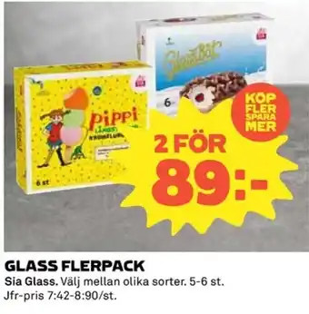 Coop Glass flerpack erbjuda