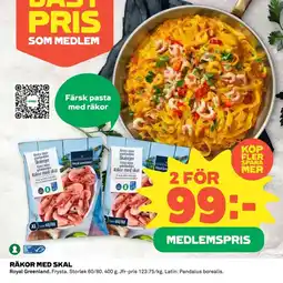 Coop Räkor med skal erbjuda