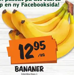 Bazaar Food market Bananer erbjuda