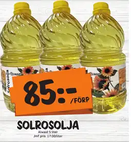 Bazaar Food market Solrosolja erbjuda