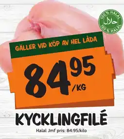Bazaar Food market HALAL Kycklingfilé erbjuda