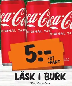 Bazaar Food market COCA COLA Läsk i burk erbjuda