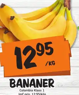 Bazaar Food market Bananer erbjuda