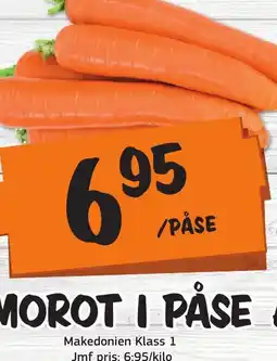 Bazaar Food market Morot i påse erbjuda