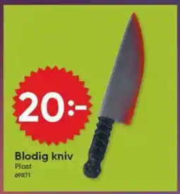 DollarStore Blodig kniv erbjuda