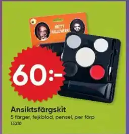 DollarStore Ansiktsfärgskit erbjuda