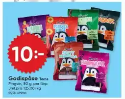 DollarStore Godispåse Toms erbjuda