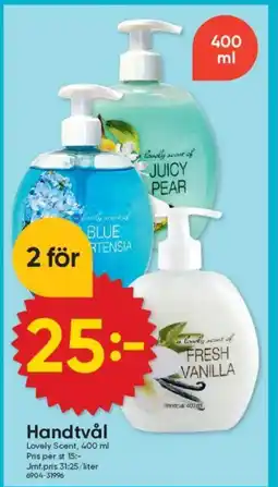 DollarStore Handtvål Lovely Scent erbjuda